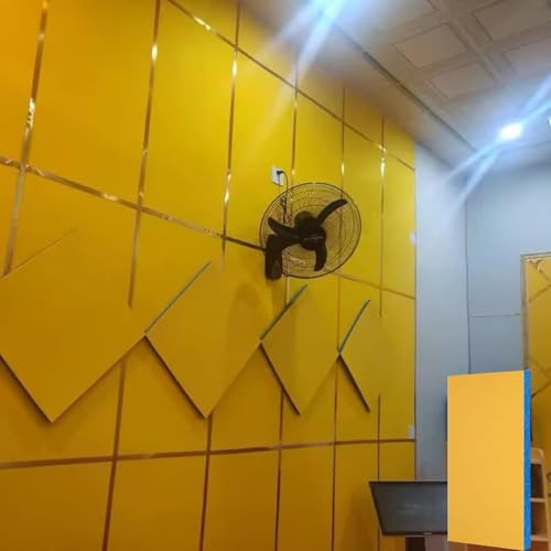 LBAawxe Acoustic Foam Panels, Self-adhesive Acoustic Panels, High Density Tiles Sound Insulation Panels(5cm-5pcs)