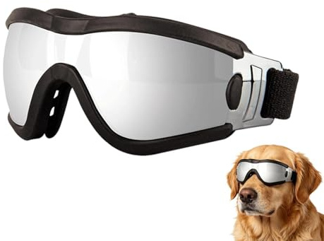 Hundsolglasögon Vindtät och UV-skydd Friluftsutrustning för hundar | Hundskyddsglasögon UV-Skydd För MellanEller Hundar, Användbara För , Utomhus, Vandring, Sommar, Körning Och Ridning