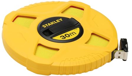 Stanley 0-34-297 - Cinta métrica arrollable (fibra de vidrio, 30 m)