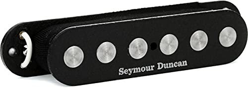 Seymour Duncan SSL-4-RWRP Single Series Viertelpfund-Flachsaite ohne Kapuzenmikrofon für E-Gitarre Schwarz