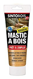 Mastic à bois Prêt à l'emploi SINTOBOIS - Bois Exotique - Tube 400 g - 39100