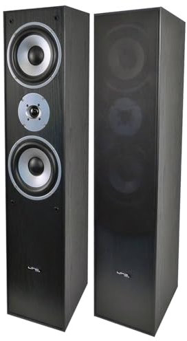 TLC Paire d'enceintes HiFi/Home-Cinéma 2x500W L766-BK