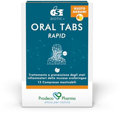 Prodeco Pharma GSE ORAL TABS 12 Tabletas Masticables Sabor Cítricos