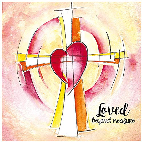 Religious Easter Cards - Loved Beyond Measure, pack of 5, with white envelopes and Bible verse inside these Christian Easter cards, by Just Cards Direct