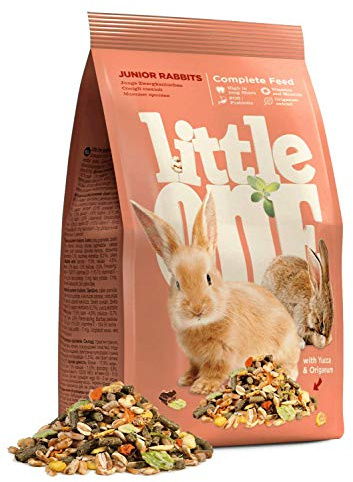 Little One Cibo per Conigli Nani | 2,3 kg | Alimento Completo per Giovani Conigli Nani fino a 6 Mesi | Nutrizione Bilanciata per Crescita e Benessere | Ricco di Vitamine Essenziali