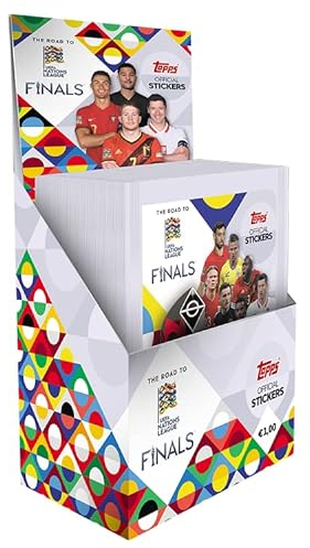 Topps Road to UEFA Nations League Finals Sticker Sammlung 2022 - Display Box
