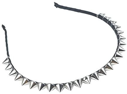 Haowul 1pc Fashion Cool Metal Stirnband Spike Nieten Besetzt Band Party Punk Hair Clips Gothic Style