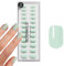 DOONAILS Soft Gel Press On Nails 30er Set Cute Cucumber Short Square Form Pastel Grün Nägel zum Aufkleben Full Cover in Salonqualität Fake nails soft gel Short Natürliches & angenehmes Tragegefühl
