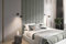 Dimex Samt Wandkissen GRAU RECHTECK - Stoff Polsterpaneel Schlafzimmer Wohnzimmer Bett Wandpolster - Bettkopfteil Lendekissen Modern Luxus Gepolstert Polster Paneel | 60 cm x 30 cm
