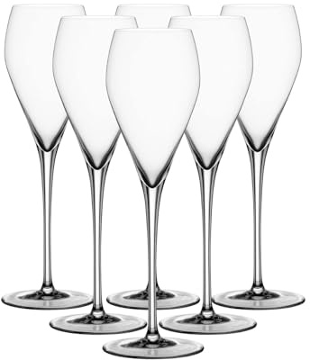 Spiegelau Bicchieri da champagne Sparkling Party 250 ml, 6 pezzi, Special Glasses, 4900329, bicchieri da champagne in vetro di cristallo, lavabili in lavastoviglie