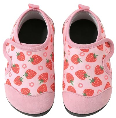 Kids Water Shoes Toddlers Swim Beach Shoes Baby Boys Girls Non-Slip Quick Dry Aqua Socks for Sea Swimming Pool (Strawberry, Toddler, Women, 5.5, Numeric Range, UK Footwear Size System, 6, Medium)
