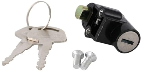 Cadenas Double Verrouillage Verrou de Casque pour Moto Route, clé antivol, Accessoires Motocross pour Hors électrique Antivol de Guidon de Moto