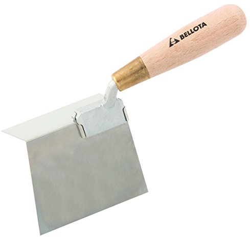 Bellota 5896-E - Espátula inoxidable llana para esquinas y ángulos exteriores