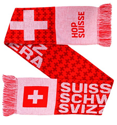 Switzerland Soccer Knit Scarf