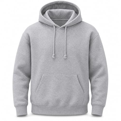 Mellor Design Unisex Pullover Hoodie – Classic Fit Hooded Sweatshirt for Men & Women – Casual Plain Hooded Top