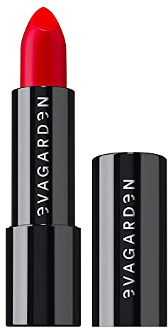 EVAGARDEN Classy Lipstick - Formulated with Natural Oils - Envelopes Your Skin with Satin Effect - Light, Pigmented Blend Gives Full Coverage and Chic Finish Instantly - 612 Flame Scarlet - 0.1 oz