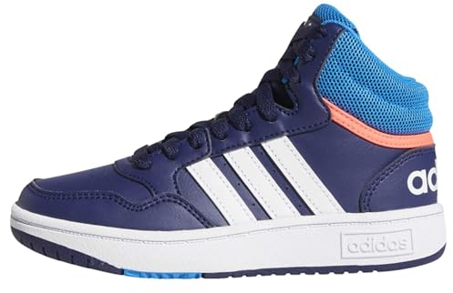 adidas Unisex Kinder Hoops Mid Shoes Schuhe, Dark Blue/Blue Rush/Turbo