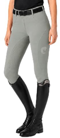 Oypla Coco Equestrian Grey Ladies Horse Riding Jodhpurs Leggings - S