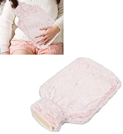 Hand Warmer Water Bag, Spit Proof Lip Rubber Hot Water Jug Bag Cute Cover 2000ML for Home (BROLEOsgrm1ynpq5-11)