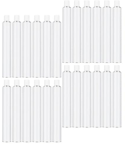 DIYEAH Malpalette Für Acrylfarben 1 Satz Stück Leere Zahnpasta-farbtuben Aus Aluminium Mit Sechskantkappe Leere Farbtuben Aluminium-farbtuben