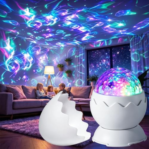 Galaxy Projector for Bedroom, Night Light for Kids, Nebula Ceiling LED Lamp