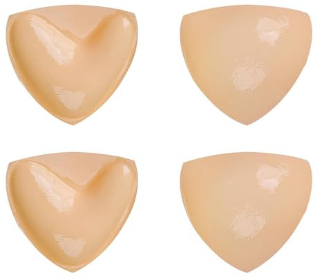 AWAVM 2PCS Double Sided Sticky Push-Up Bra Inserts, Self Adhesive Boob Pads for Women (UK, Alpha, S, M, Regular, AB, Skin)