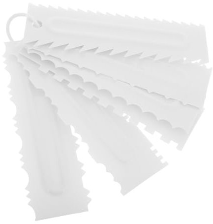Mobestech 6pezzi Raschietti per Dolci Utensili Ergonomici per Pane e Pasta Facili e Versatili per e Fondant Baking