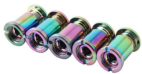 YARNOW 5stücke Kettenblatt-radschraube Einzelscheibenschraube Für Fahrrad Zubehör Aus Sicheren Und Langlebigen Materialien Mit Feinem Zahnmuster Installieren Verwenden