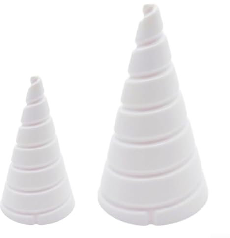 Herramienta de bobinado de alambre de cobre para jardinería, material PP, juego de plantillas blancas para proyectos de jardinería eléctrica, sistemas de monitoreo de plantas (pequeño + grande)