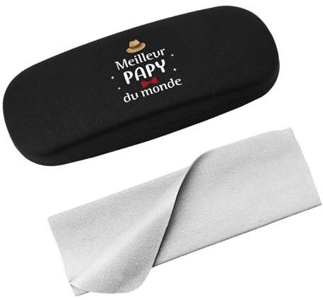 TOPTIPTU Cadeau Fete Des Grand Pere Étui à Lunettes,Cadeau Fete Des Papy,Cadeau Papy,Cadeau Papy,Cadeau Pour Papy,Cadeau Anniversaire Papy,Cadeau Papy Noel