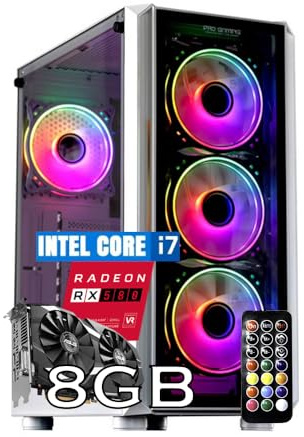 PC Gaming Fisso NUOVO pronto all'uso • Cpu intel core i7-8700 • 32GB RAM DDR4 • 1TB SSD • Scheda grafica dedicata RX 580 8GB • Windows 11 Pro • Office 365 • Ideale per gaming • Garanzia 2 anni