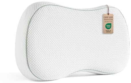 MEFOPILO Komfort nackkudde minnesskum kudde ortopedisk sovkudde ergonomisk Visco kudde för sido- och ryggsovare nackstödskudde komfortsömn kuddstorlek 60 x 38 x 11