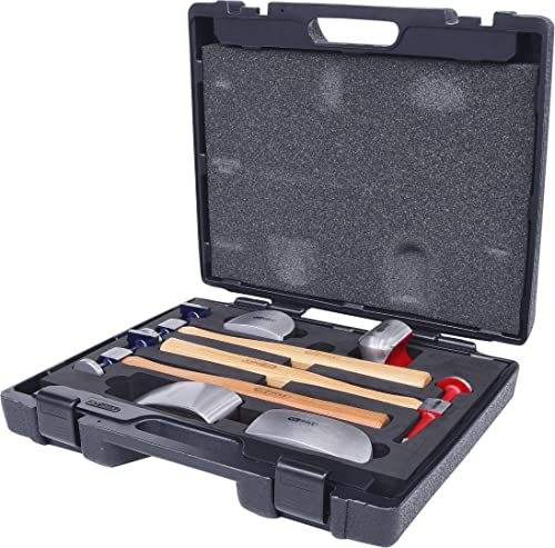 KS Tools 140.2100 Karosserie-Ausbeul-Satz, 7-tlg., Farbe