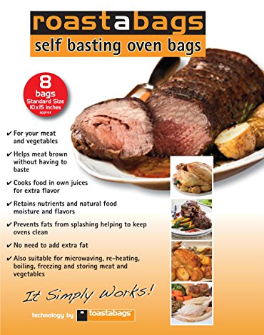 Toastabags Self Basting Oven Bags, STD, Multicolor