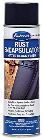 Eastwood Rust Encapsulator Aerosol | Quick Drying with UV Resistance and Heat Resistance up to 400 Degrees Fahrenheit | 15 Oz, Black
