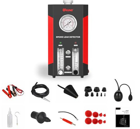 Detector de fugas de Humo de 2 modos Modo Humo y modo Aire SDT206 Detectores de fugas de Combustible Para automóviles Probador de fugas de vacío EVAP Con medidor de flujo Para vehículos de 12 V