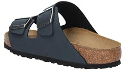 Birkenstock Arizona SFB Damen-Sandalen mit offener Spitze, Basalt N, 44 EU