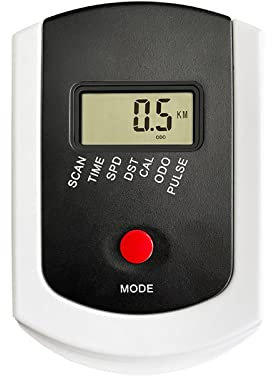 SM SunniMix Ciclocomputer Tachimetro Monitor LCD con Cardiofrequenzimetro per Cyclette Contachilometri per Visualizzare Il Tempo, La velocità, La Distanza, Le Calorie