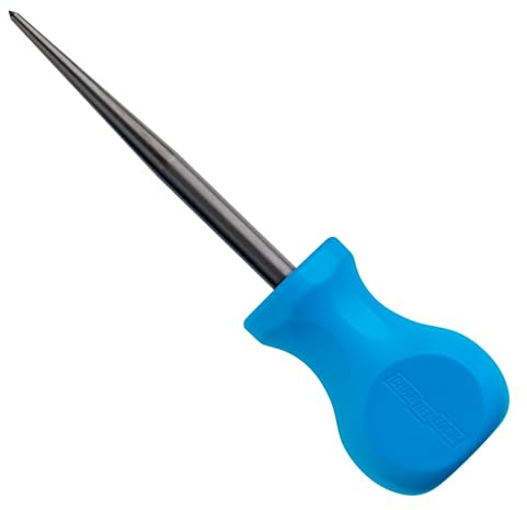 CHANNELLOCK SAW3H 3-inch Professional Scratch Awl Pick, Precision Machined Non-Magnetic, Made in USA, Molded Tri-Lobe Grip
