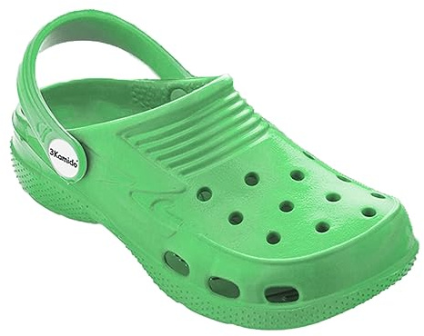 3Kamido Croco Kids Belle Zoccoli da Giardino per Bambini, Sandali da Campeggio, Ragazzi e Ragazze, (Menta, 32/33)