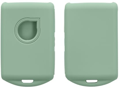 kwmobile Kompatibel med Volvo bilnyckel med 4 knappar Keyless Go - silikonskydd för bilnyckel - fodral i porslinsgrönt