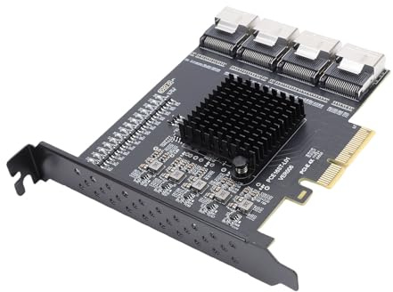 Jectse PCIE Till MINI SAS SFF 8087 Adapterexpansionskort med NCQ och AHCI-stöd för 10 för Förbättrad Prestanda