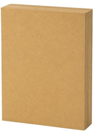 Brown Paper A4 Kraft Card 220gsm Thick Craft Paper for Card Making, Scrapbooking, Wrapping DIY Projects & School Activities Pack of 50 Sheets