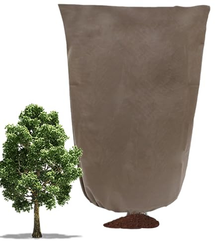 Generico para con Cremallera y cordón – Fundas para Invierno protección contra heladas, protección anticongelante para jardín | Ajustable con Material Transpirable Duradero