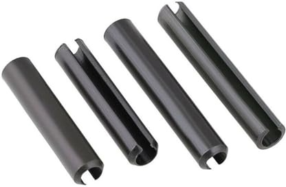 Perni a molla in acciaio, Perni for involtini primavera con intaglio Acciaio al carbonio zinco nero GB M1.5-M4 Confezione assortita(M4x30 10pcs)
