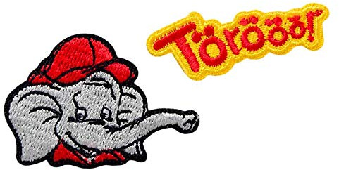 Mono Quick 14358 Benjamin Blümchen, Applikation Flicken Bügelbild Aufnäher Aufkleber