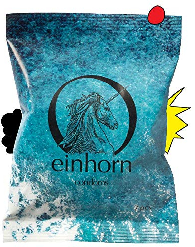 Einhorn Kondome Bali - Wochenration, Vegan, 7 Stück
