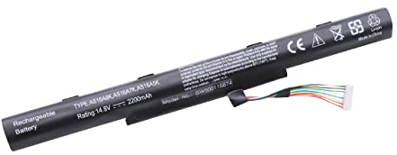 vhbw Akku kompatibel mit Acer Travelmate P249-G2-MG-57J4, P249-G2-MG-76RZ, P249-M-35ES Notebook (2200 mAh, 14,8 V, Li-Ion)