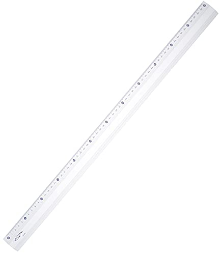 Aluminium-Lineal – rutschfest, 60 cm