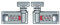 Lot de 2 loquets de bagages avec serrure à combinaison numérique à 3 chiffres - Verrous fixes - Accessoires de rechange pour sac de rangement, boîte à outils, valise (argenté)